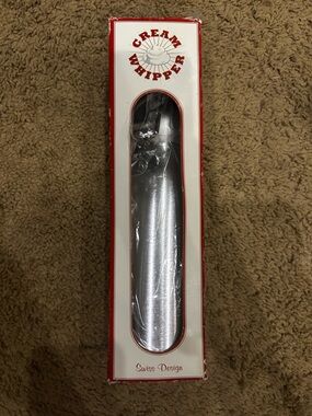 Williams Sonoma Cream Whipper Stainless Steel New in Box 2001